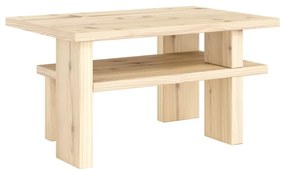 Tavolino da salotto di colore naturale in pino massiccio 45x68 cm Japan – Karup Design