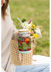 Barattolo con cannuccia 600 ml Fuori – Vialli Design