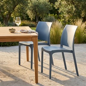 VOLGA - sedia da giardino in plastica