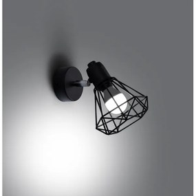 Sollux SL.1105 - Lampada da parete ARTEMIS 1xE14/40W/230V nero