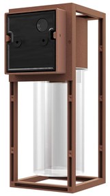 Applique Corten E27 con Sensore di Movimento IP54 - Serie VIMO
