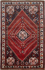 Shiraz Tappeto persiano 250 x 160 Rosso (Iran) Annodato A Mano