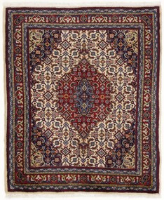 Sarouk Tappeto 80x70 (Iran) Annodato A Mano