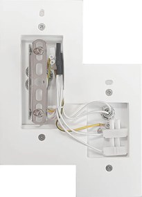 Applique da Parete 3xG9 PARALLEL in Gesso Pitturabile