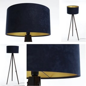 Lampada da terra STANDART 1xE27/60W/230V blu/wenge