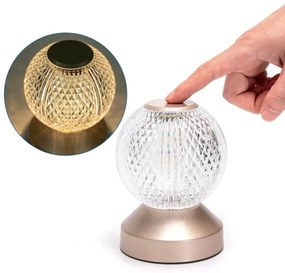 Aigostar-LED Lampada ricaricabile dimmerabile LED/1W/5V 2700/4000/6500K 1800mAh 13,5cm