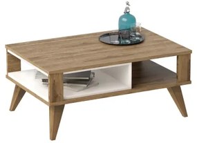 Tavolino IONIS 40x90 cm marrone/bianco