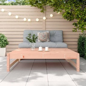 Poggiapiedi da giardino 120x80 cm in legno massello di douglas