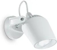 Applique Moderna Elio Materie Plastiche Bianco 1 Luce Gu10