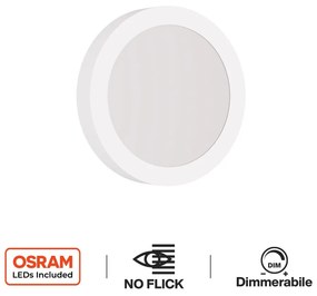 Plafoniera LED Rotonda 20W 2.000lm no Flickering Ø225mm OSRAM LED - Dimmerabile Colore  Bianco Naturale 4.000K