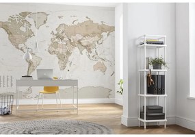 Fotomurale Earth map, multicolore