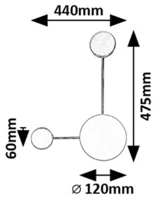 Rabalux 71274 - Applique a LED AMADEO LED/7W/230V 3000K