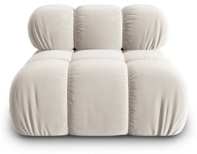 Modulo divano in velluto bianco (parte centrale) Bellis - Micadoni Home