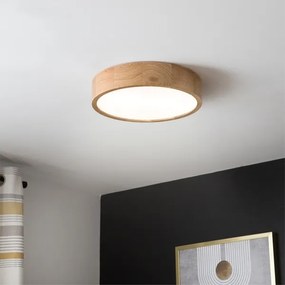 Brilagi - Plafoniera LED CARVALHO LED/36W/230V rovere Ø 37,5 cm