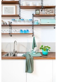 Set di 2 asciugamani da cucina in microfibra blu, 60 x 40 cm - Tiseco Home Studio