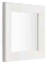 Specchiera quadrata, cornice Bianco Frassino, Giuditta 65x65