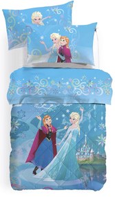 Trapunta Singolo Frozen magic Cartoons, in cotone CALEFFI