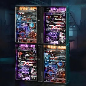 RoboTime - 3D meccanico puzzle a binario di marmo La città del passato