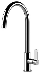 Miscelatore lavello monocomando con canna giravole cromo helium 60075 gessi