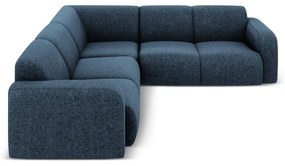 Divano angolare blu scuro (angolo variabile/ a L) Molino - Micadoni Home