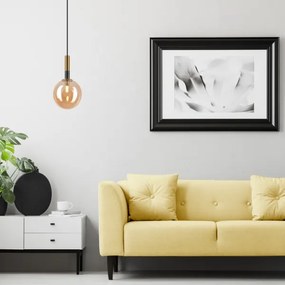 Lampadario a sospensione con filo ROLLO 1xG9/5W/230V oro/fumé beige