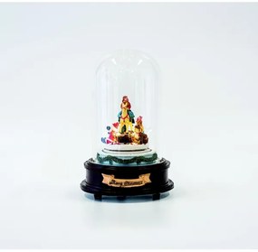 LED Decorazione natalizia animata con musica 8xLED/3xAAA bianco caldo