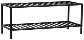 Scarpiera nera in metallo Vita - House Nordic