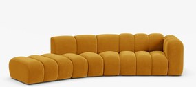 Divano modulare Lupine 5 posti in velluto Salvador – L335 cm