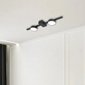 Plafoniera LED JOY 2xGX53/6W/230V nero