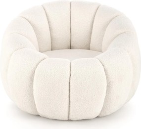 Poltrona Gaspar in crema - H60 cm