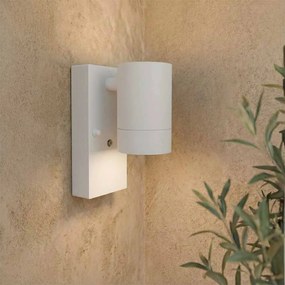 Applique GU10 con Sensore Crepuscolare E27 IP65 per esterno - Bianca