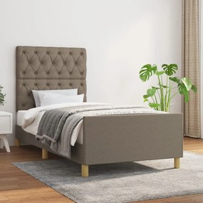 Giroletto Senza Materasso Tortora 80x200 Cm Tessuto /