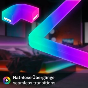 Brilo - Striscia LED RGBIC Smart 24W 230V Wi-Fi Tuya dimmerabile