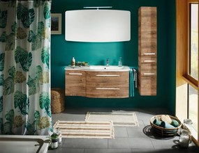 Mobile sottolavabo e lavabo Contea per vasca a destra rovere ribbeck L 117 cm