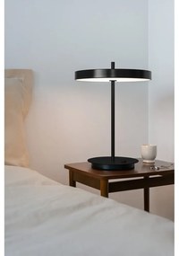 Lampada da tavolo LED nera in metallo con paralume in metallo con intensità regolabile (altezza totale 41,5 cm) Asteria Table – UMAGE