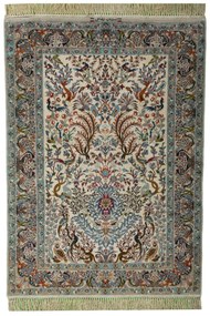Isfahan Tappeto 160 x 110 Beige (Iran) Annodato A Mano