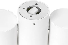 Faretto di design bianco 2 luci orientabile - Michael