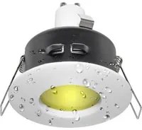 Faretto incasso cromoterapia IP65 LED 6W GU10 box doccia lampada luce multicolore 230V RGB 3000K COLORE BIANCO