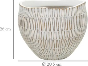 Cachepot Resina Stiky Cm Ø 26X20,5