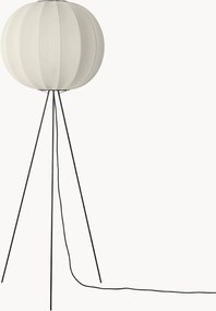 Lampada da terra grande su treppiede fatto a mano Knit-Wit