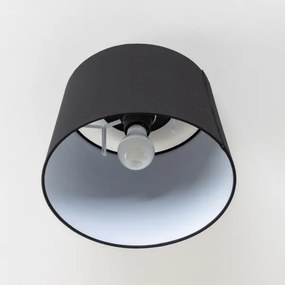 Brilagi - Plafoniera LED CERIA 1xE27/40W/230V Ø 30 cm nera