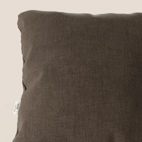 Honey cuscino disponibile in diversi colori realizzato in tessuto simil cotone impermeabile T13 marrone