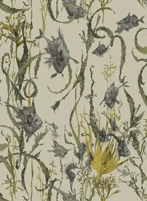 Edmond Petit Carta da parati Jardin Marine - RM115-04 - Gris