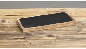 WENKO 55103100 - Tagliere BLACK OUTDOOR KITCHEN 30x15 cm marrone/grigio