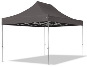 TOOLPORT 3x4,5m gazebo pieghevole PES, PROFESSIONAL alluminio, grigio scuro - (600203)