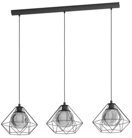 Eglo 43483 - Lampadario a sospensione con filo VERNHAM 3xE27/40W/230V