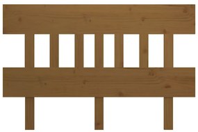 Testiera per letto miele 163,5x3x81cm in legno massello di pino