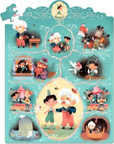 Story puzzle - Pinocchio - 54 pezzi