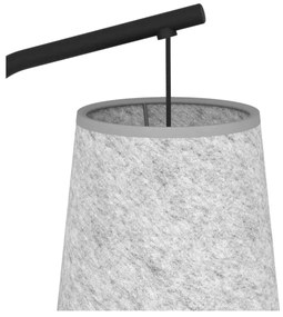 Eglo 43987 - Lampada con piedistallo ALSAGER 1xE27/40W/230V grigio