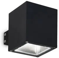 Applique Moderna Snif Square Alluminio Nero 1 Luce G9 3W 3000K Luce Calda